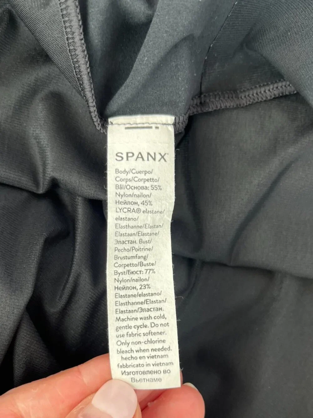 SPANX  size XL women Black Unlined wireless compression shape wear tank top NWT